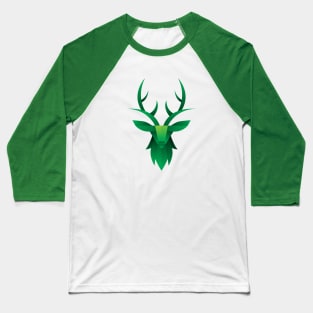 gradient low poly deer head Baseball T-Shirt